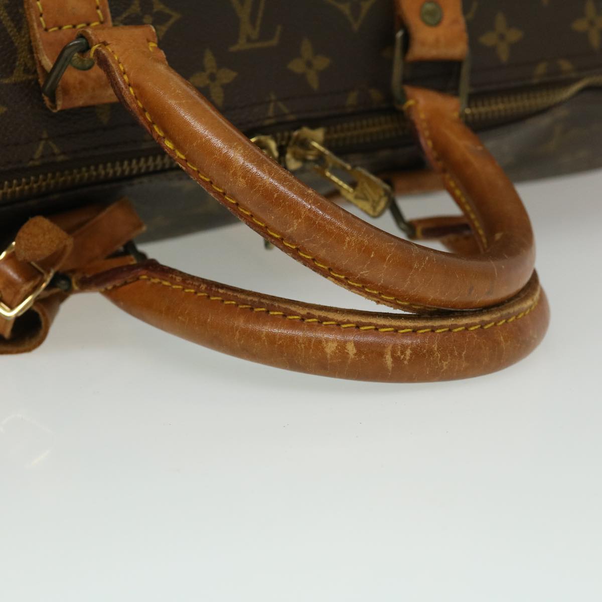 LOUIS VUITTON Monogram Keepall 55 Boston Bag Vintage M41424 LV Auth ai409