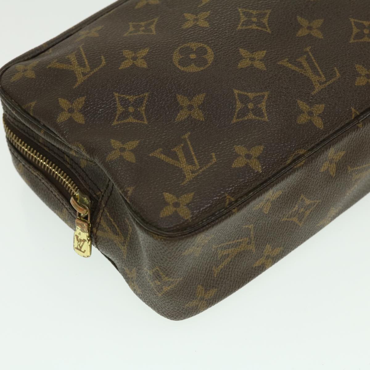 LOUIS VUITTON Monogram Trousse Toilette 23 Clutch Bag M47524 LV Auth ai410