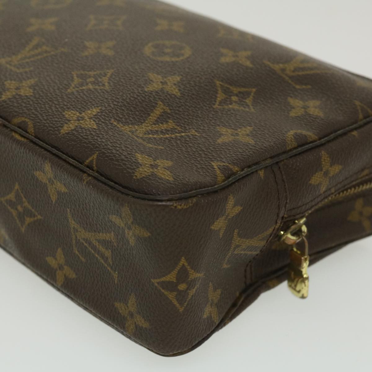 LOUIS VUITTON Monogram Trousse Toilette 23 Clutch Bag M47524 LV Auth ai410