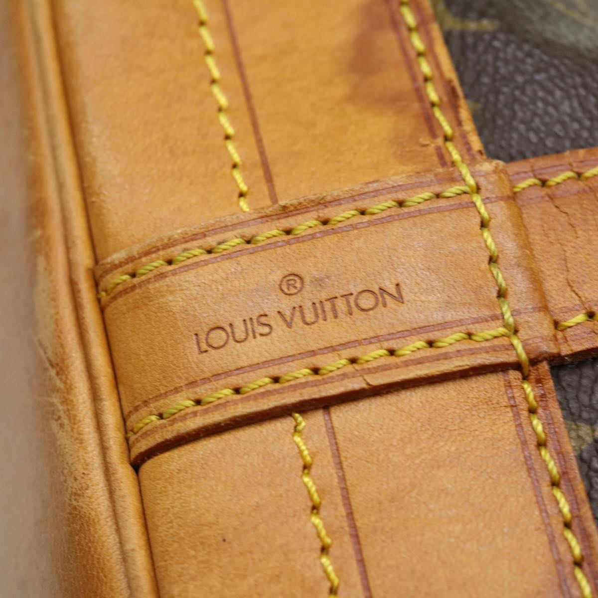 LOUIS VUITTON Monogram Noe Shoulder Bag M42224 LV Auth ai417