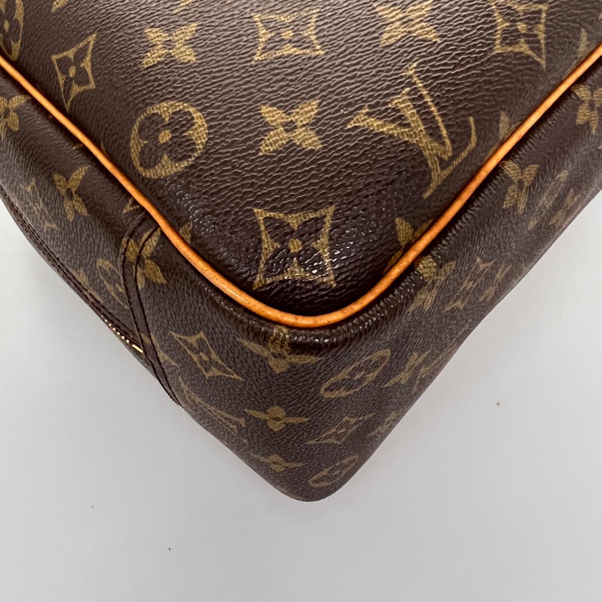 LOUIS VUITTON Monogram Deauville Hand Bag M47270 LV Auth ai441