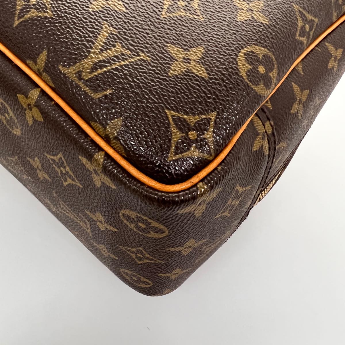 LOUIS VUITTON Monogram Deauville Hand Bag M47270 LV Auth ai441