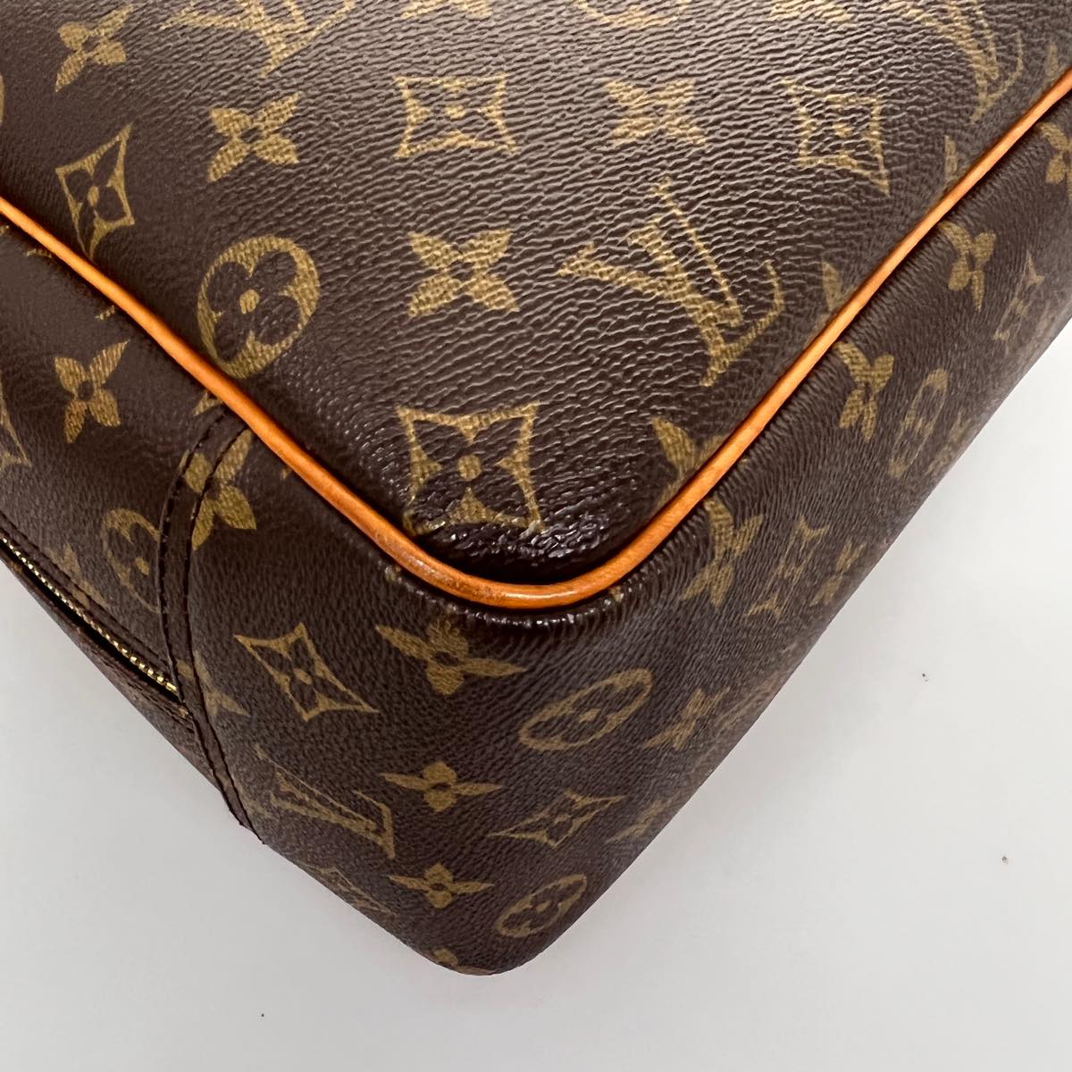 LOUIS VUITTON Monogram Deauville Hand Bag M47270 LV Auth ai441