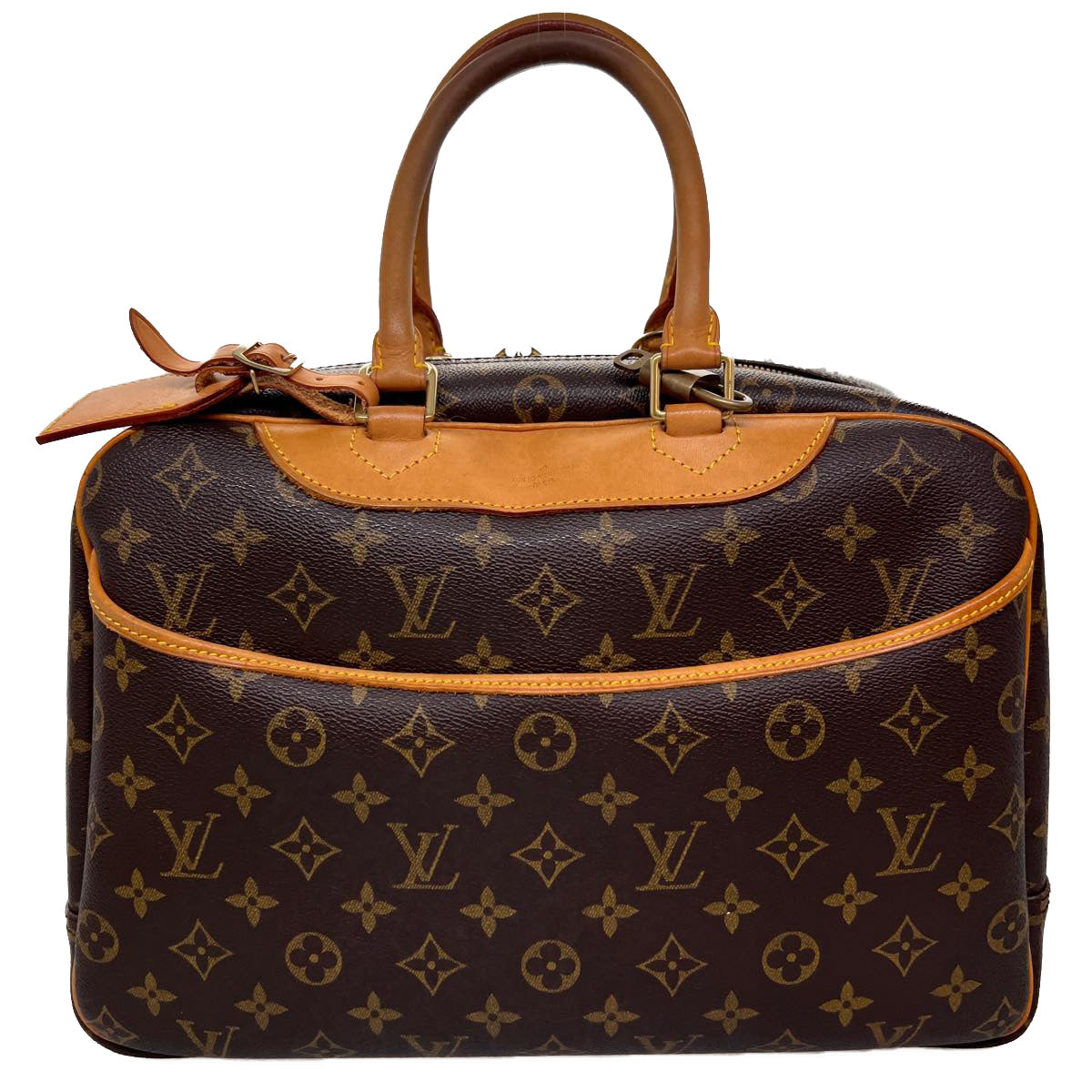 LOUIS VUITTON Monogram Deauville Hand Bag M47270 LV Auth ai441