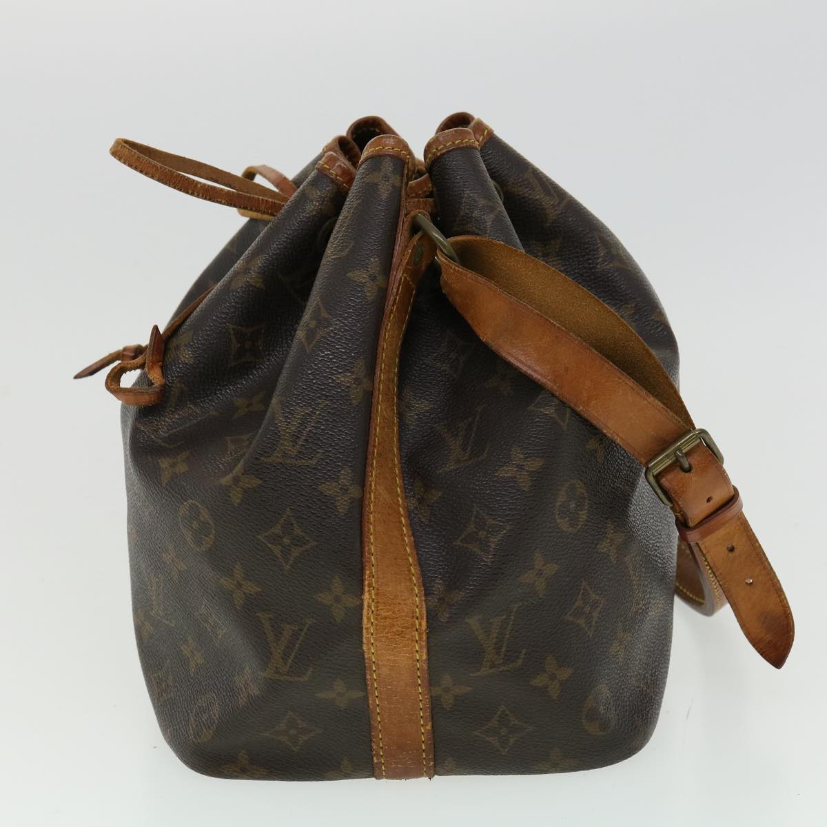 LOUIS VUITTON Monogram Petit Noe Shoulder Bag M42226 LV Auth ai464