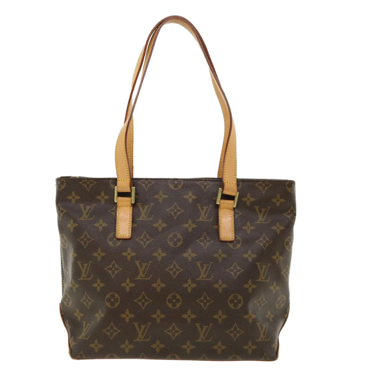 LOUIS VUITTON Monogram Cabas Piano Tote Bag M51148 LV Auth ai467