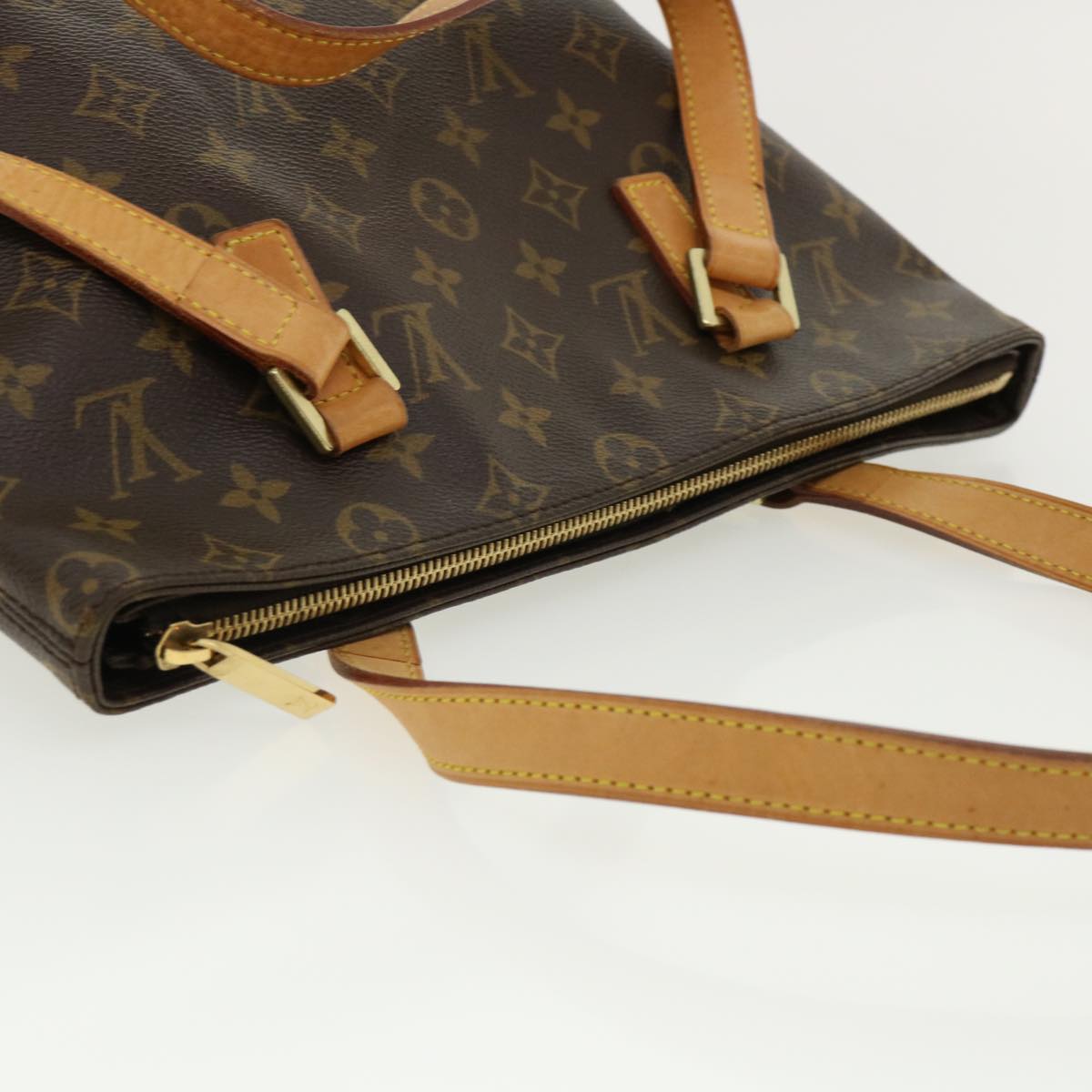 LOUIS VUITTON Monogram Cabas Piano Tote Bag M51148 LV Auth ai467