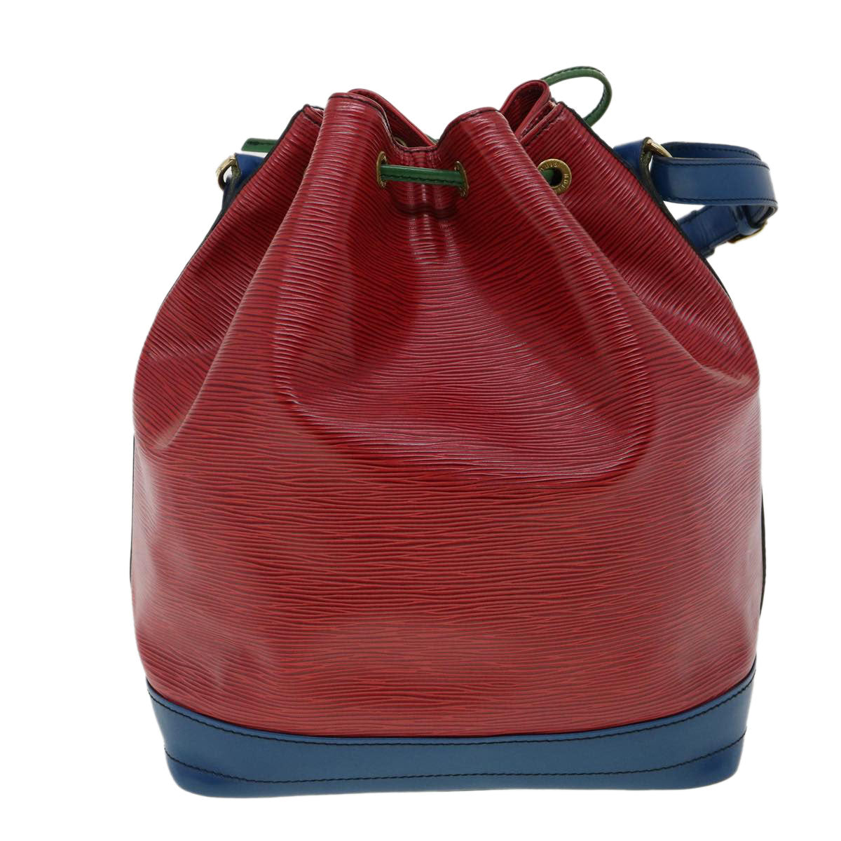 LOUIS VUITTON Epi Tricolor Noe Shoulder Bag Green Blue Red M44084 LV Auth ai477 - 0