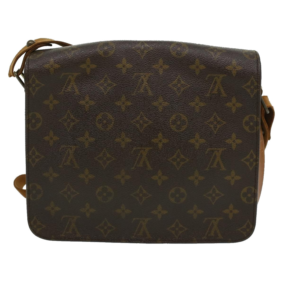 LOUIS VUITTON Monogram Cartouchiere GM Shoulder Bag M51252 LV Auth ai502