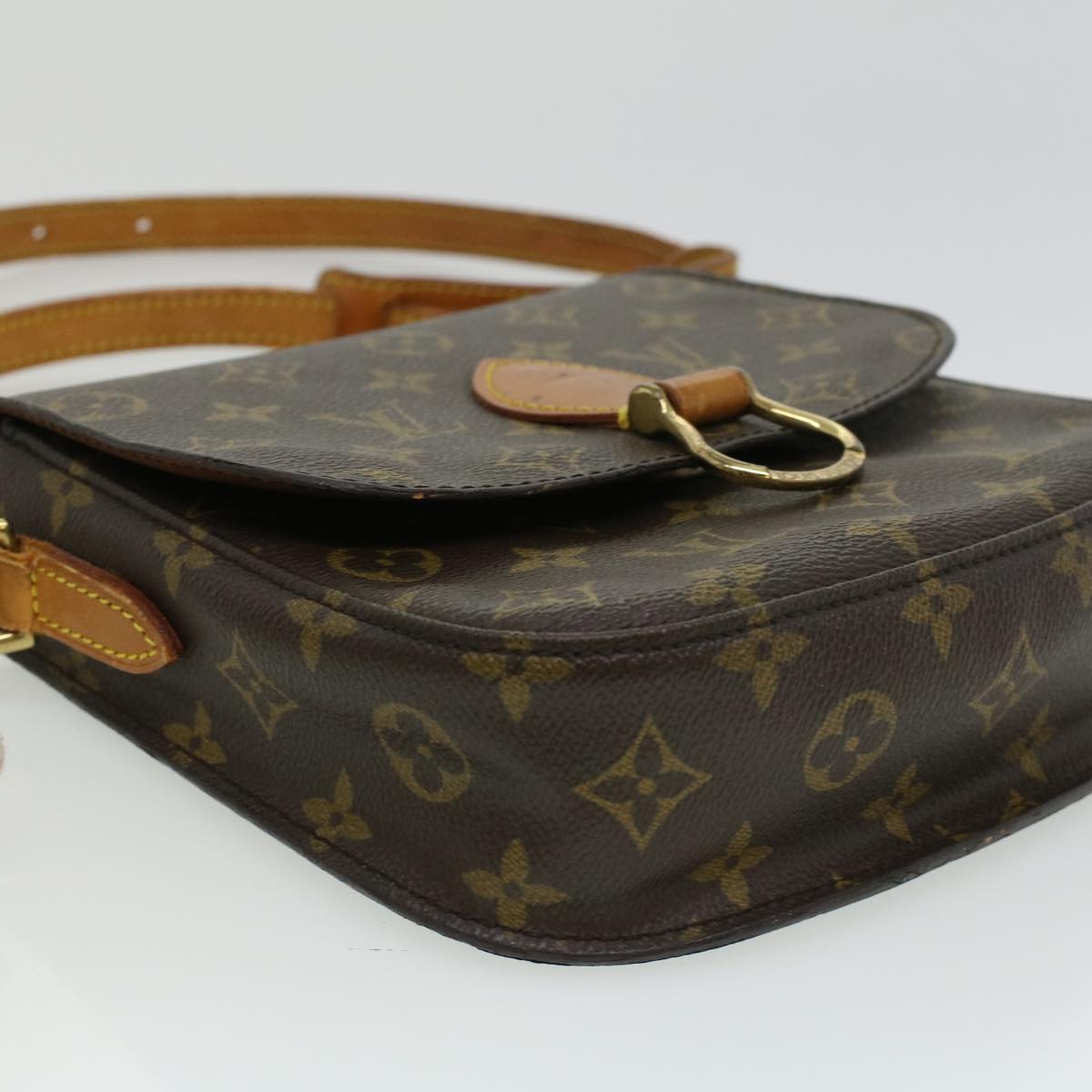 LOUIS VUITTON Monogram Saint Cloud MM Shoulder Bag M51243 LV Auth ai503