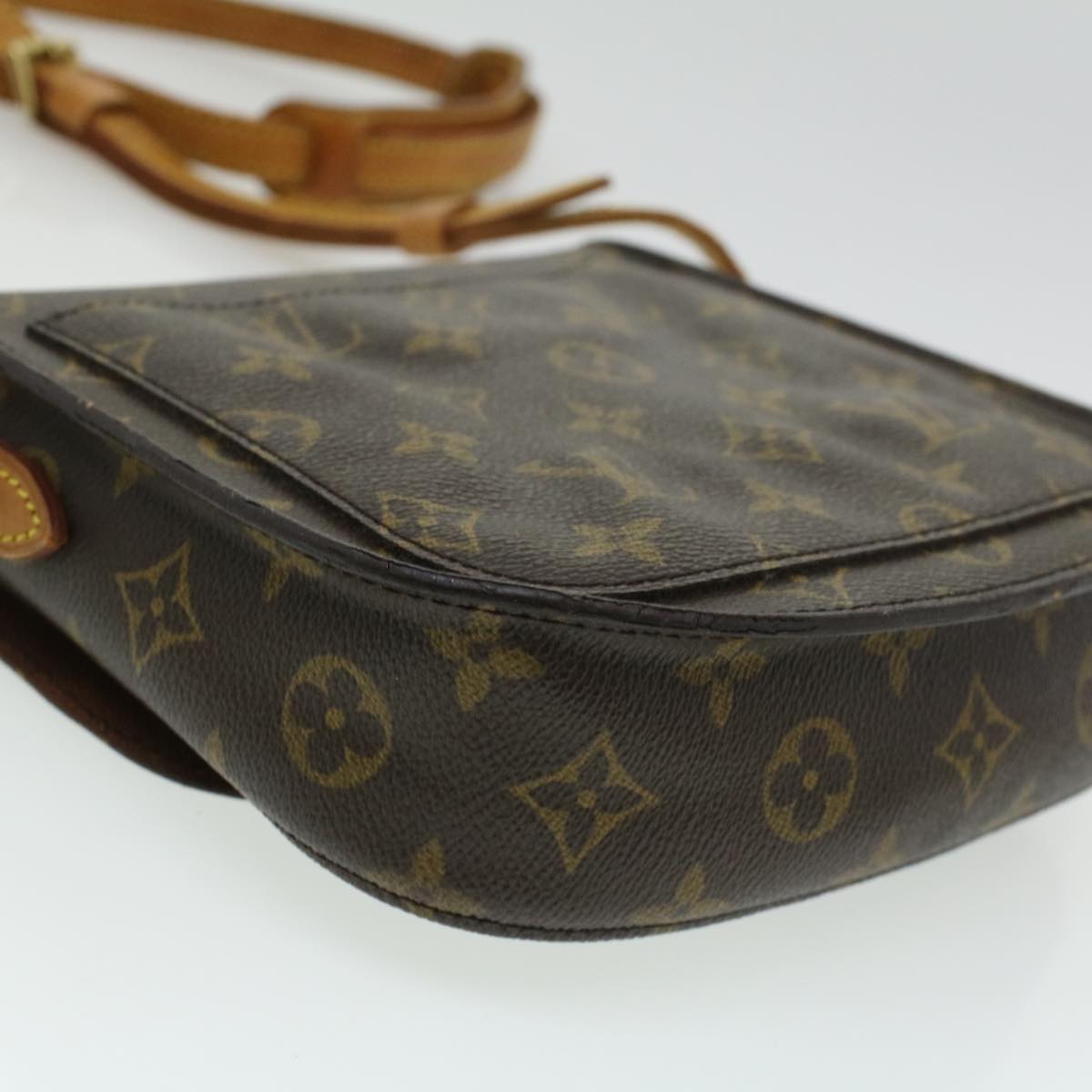 LOUIS VUITTON Monogram Saint Cloud MM Shoulder Bag M51243 LV Auth ai503