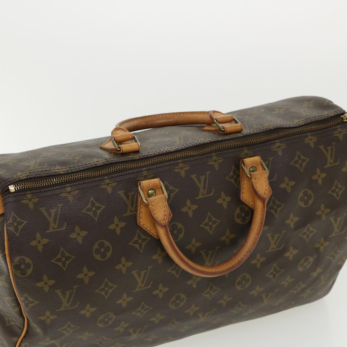 LOUIS VUITTON Monogram Speedy 40 Hand Bag M41522 LV Auth ai511