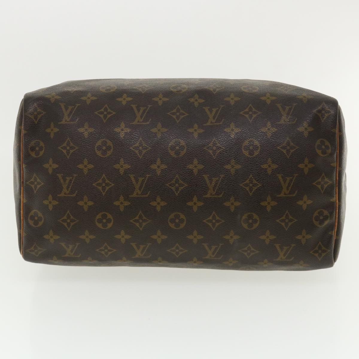 LOUIS VUITTON Monogram Speedy 35 Hand Bag M41524 LV Auth ai512