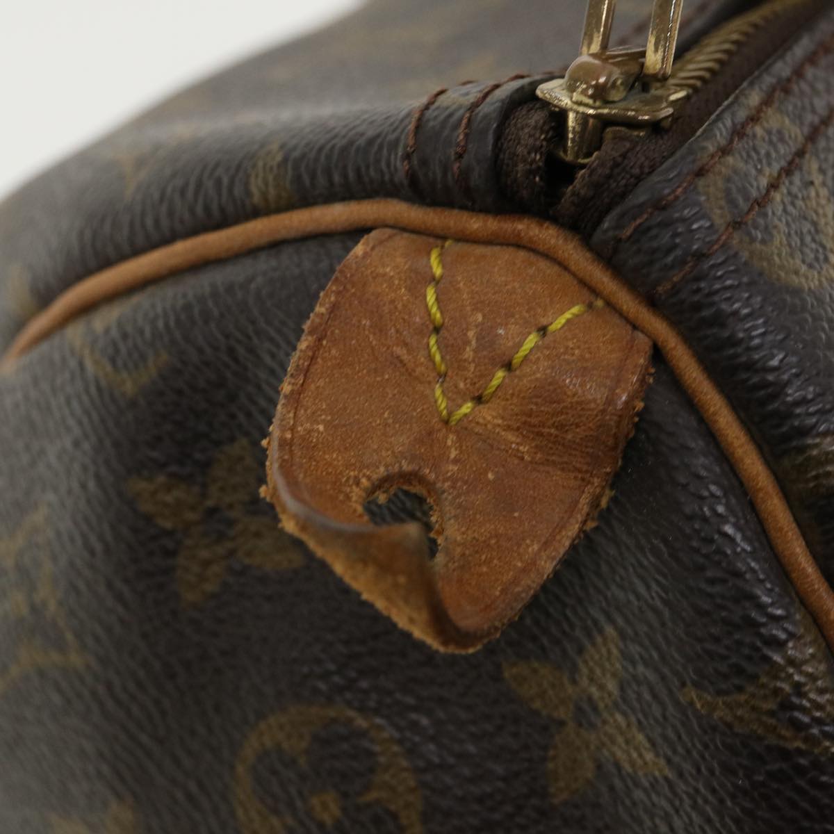 LOUIS VUITTON Monogram Speedy 35 Hand Bag M41524 LV Auth ai512