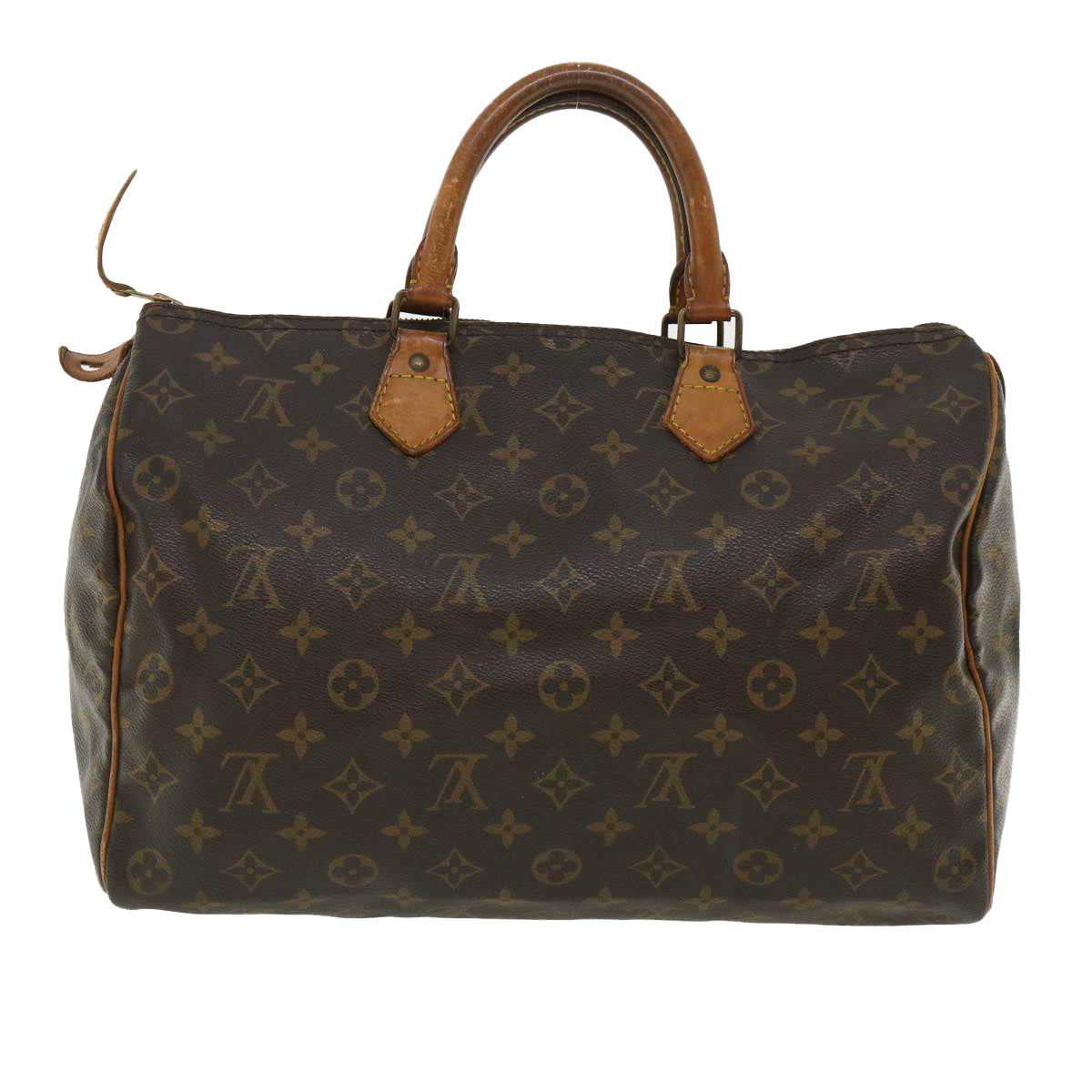 LOUIS VUITTON Monogram Speedy 35 Hand Bag M41524 LV Auth ai512