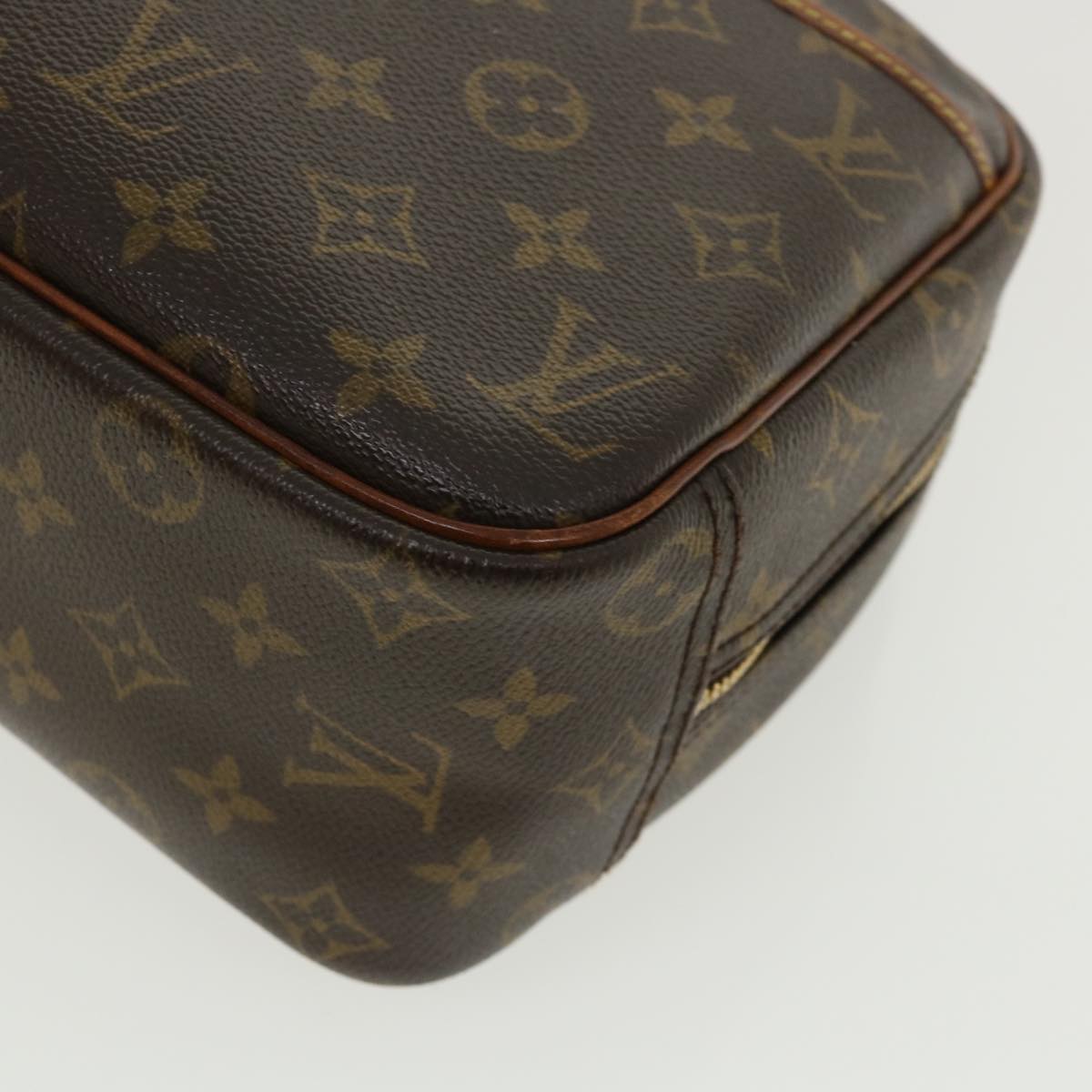 LOUIS VUITTON Monogram Trouville Hand Bag M42228 LV Auth ai513