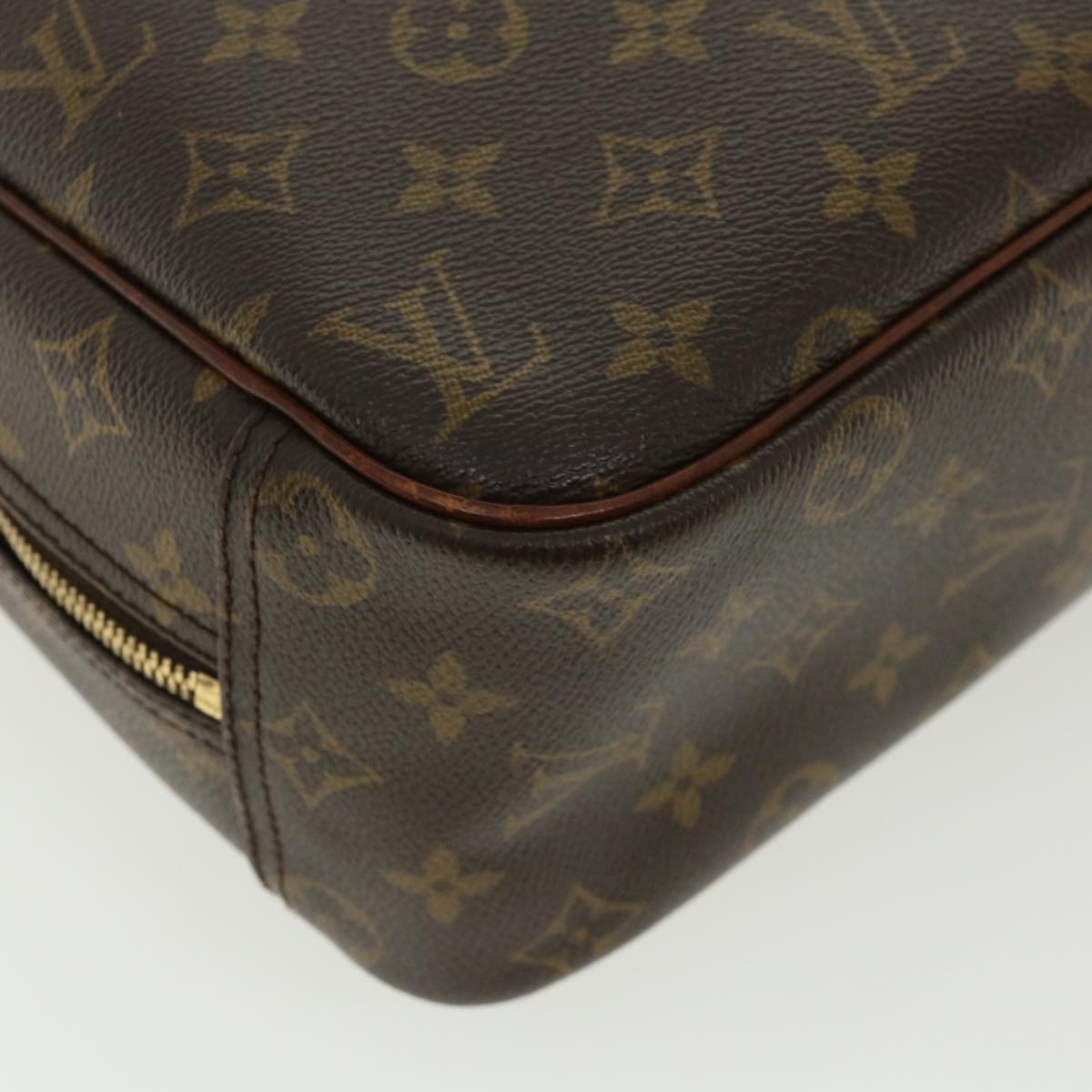 LOUIS VUITTON Monogram Trouville Hand Bag M42228 LV Auth ai513