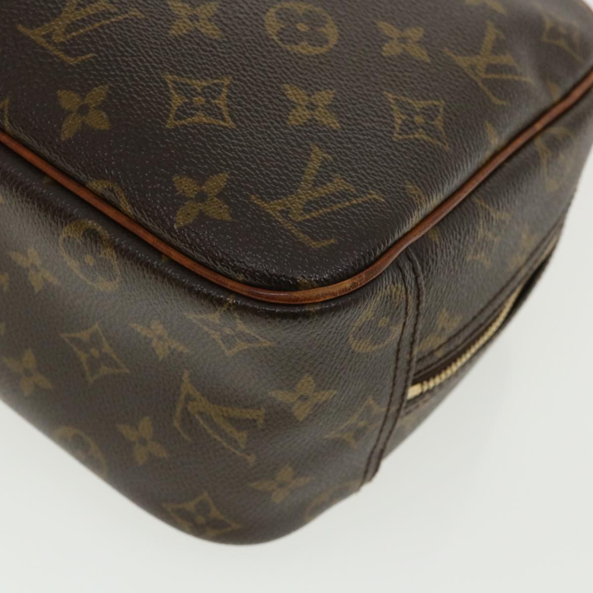 LOUIS VUITTON Monogram Trouville Hand Bag M42228 LV Auth ai513