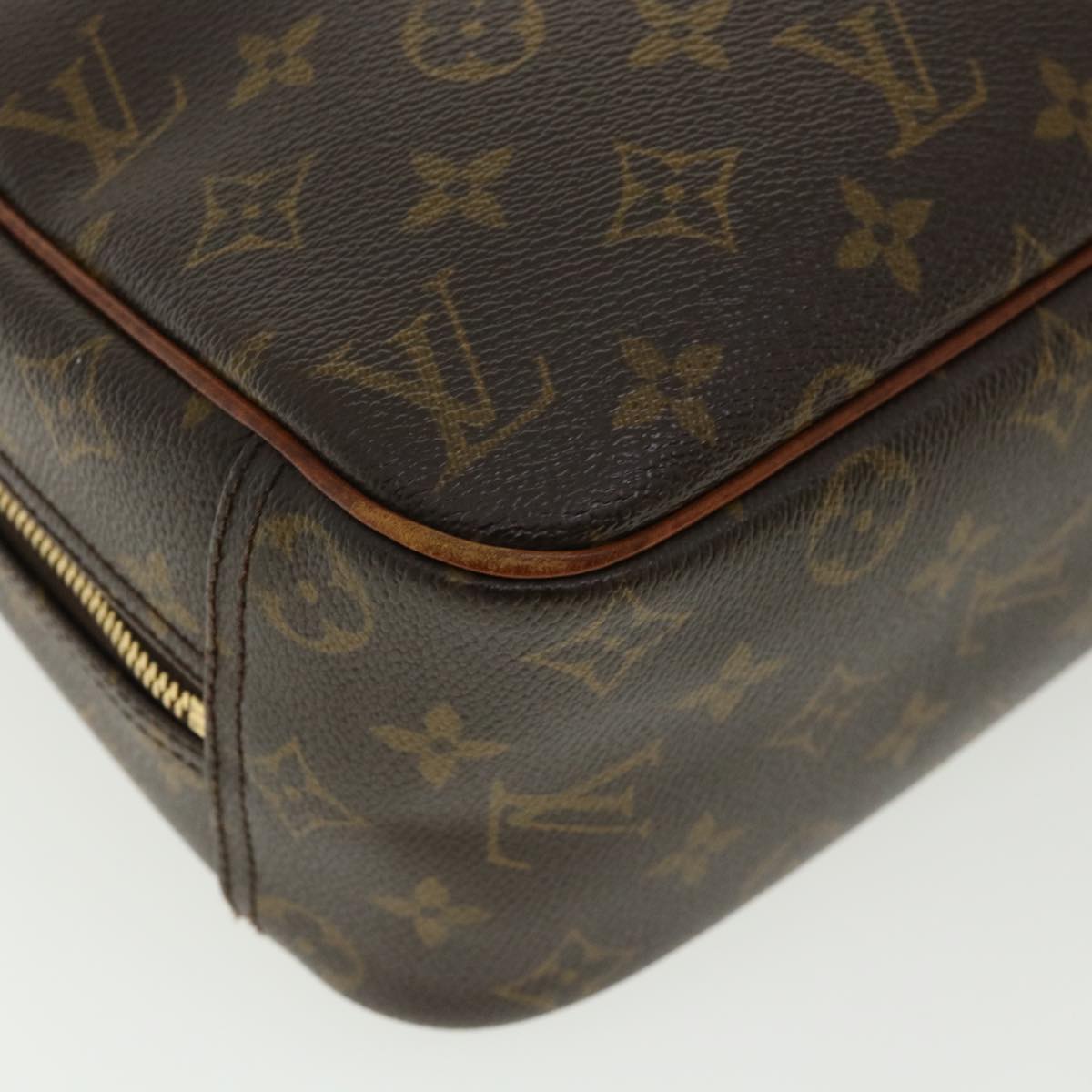 LOUIS VUITTON Monogram Trouville Hand Bag M42228 LV Auth ai513