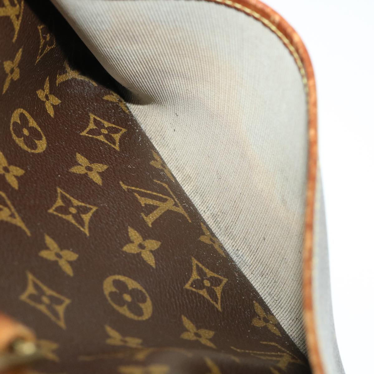 LOUIS VUITTON Monogram Trouville Hand Bag M42228 LV Auth ai513