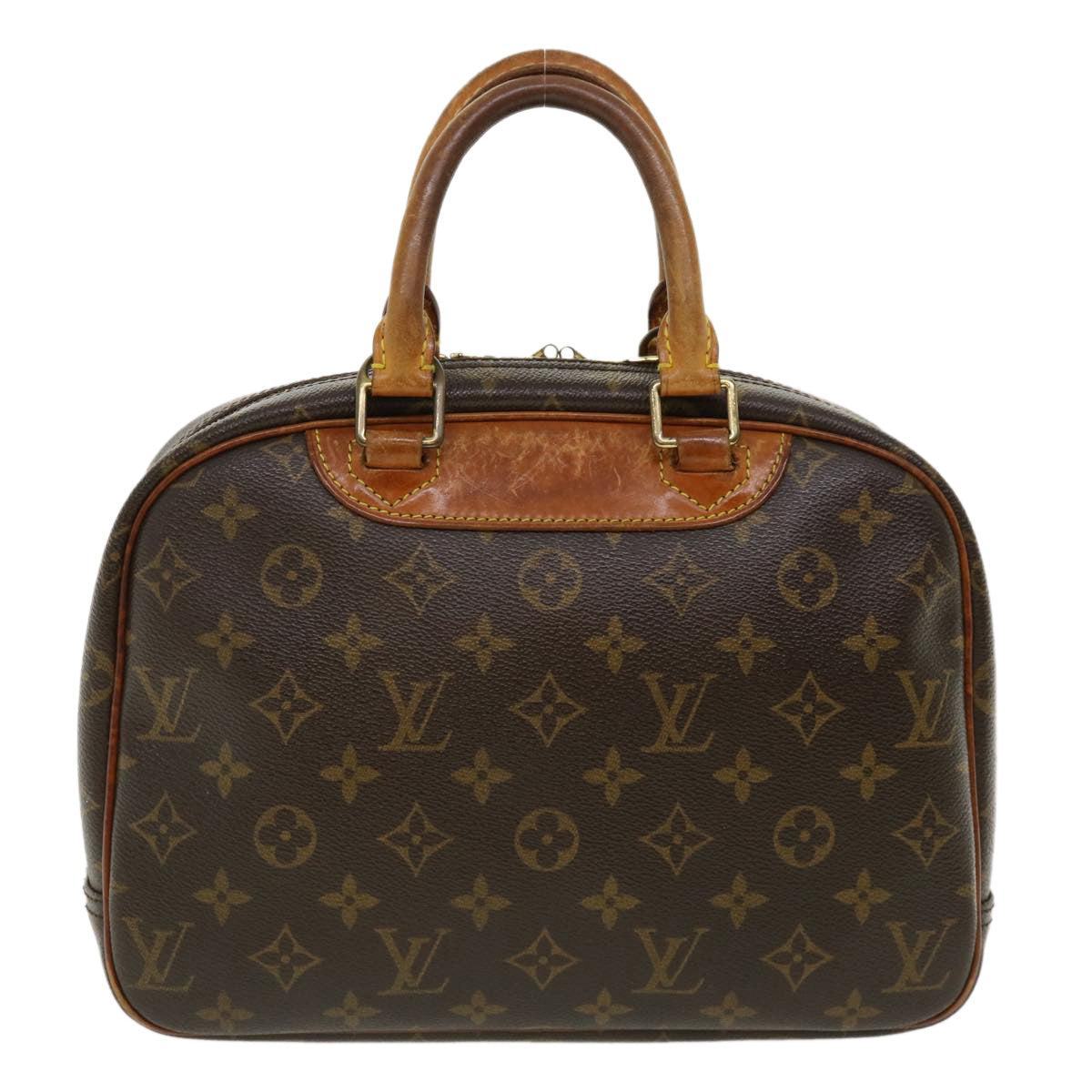 LOUIS VUITTON Monogram Trouville Hand Bag M42228 LV Auth ai513