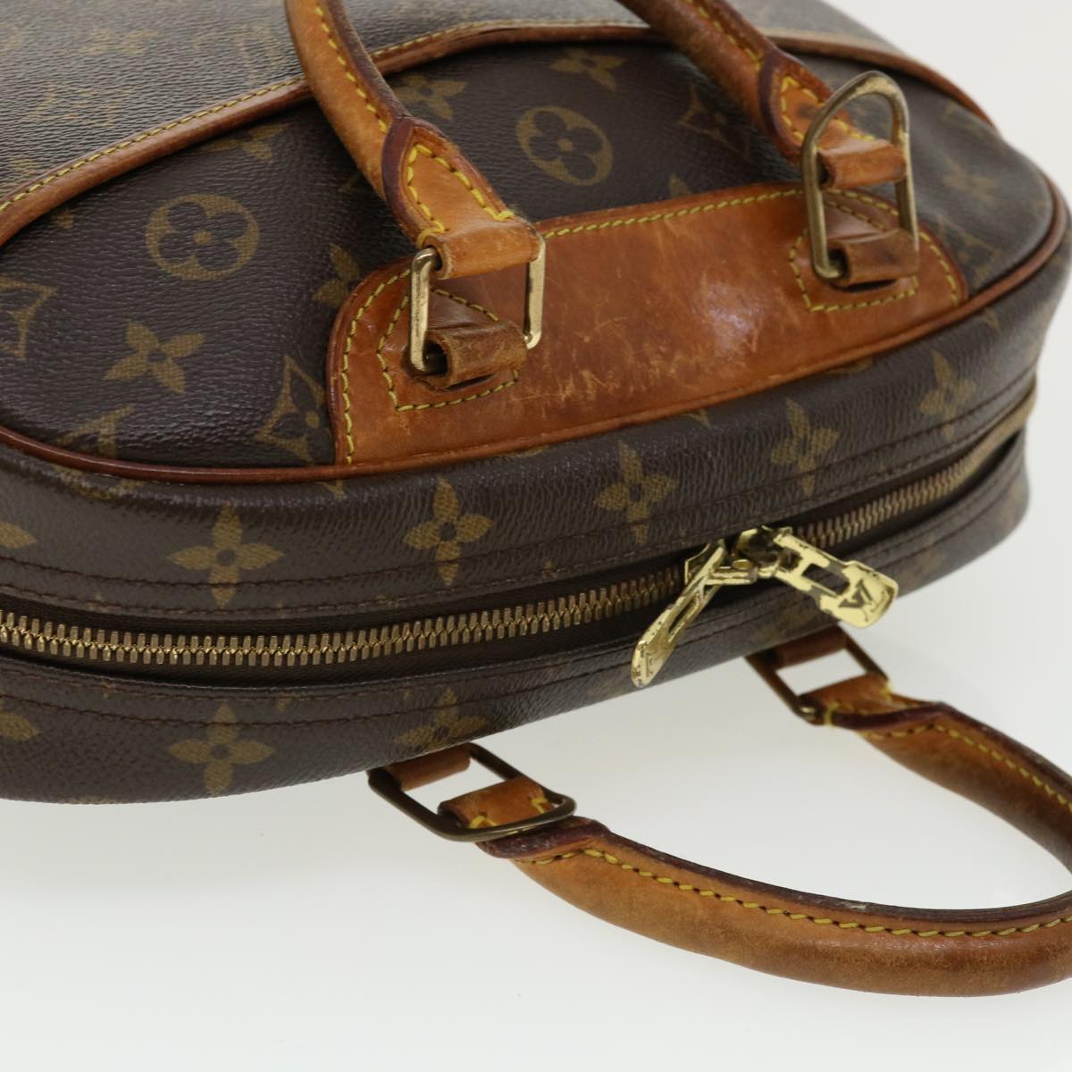 LOUIS VUITTON Monogram Trouville Hand Bag M42228 LV Auth ai513