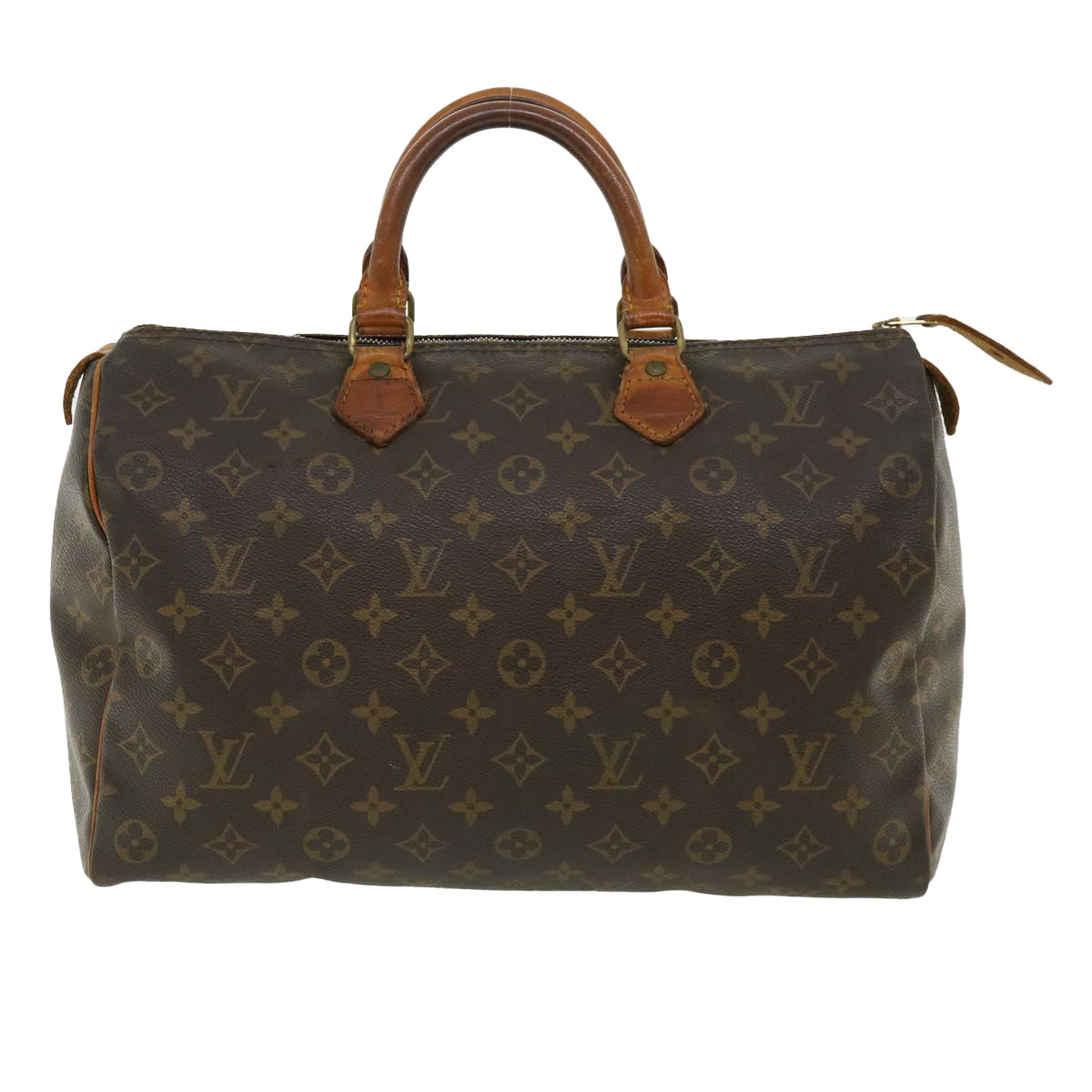 LOUIS VUITTON Monogram Speedy 35 Hand Bag M41524 LV Auth ai533