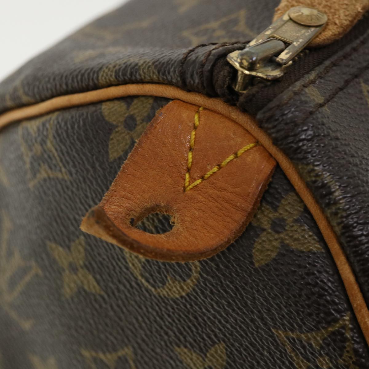 LOUIS VUITTON Monogram Speedy 30 Hand Bag M41526 LV Auth ai542