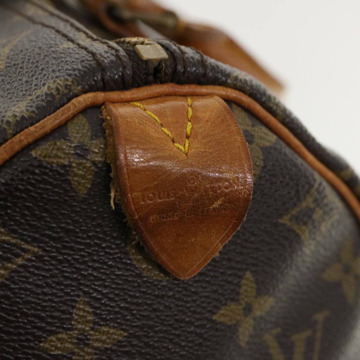 LOUIS VUITTON Monogram Speedy 30 Hand Bag M41526 LV Auth ai542