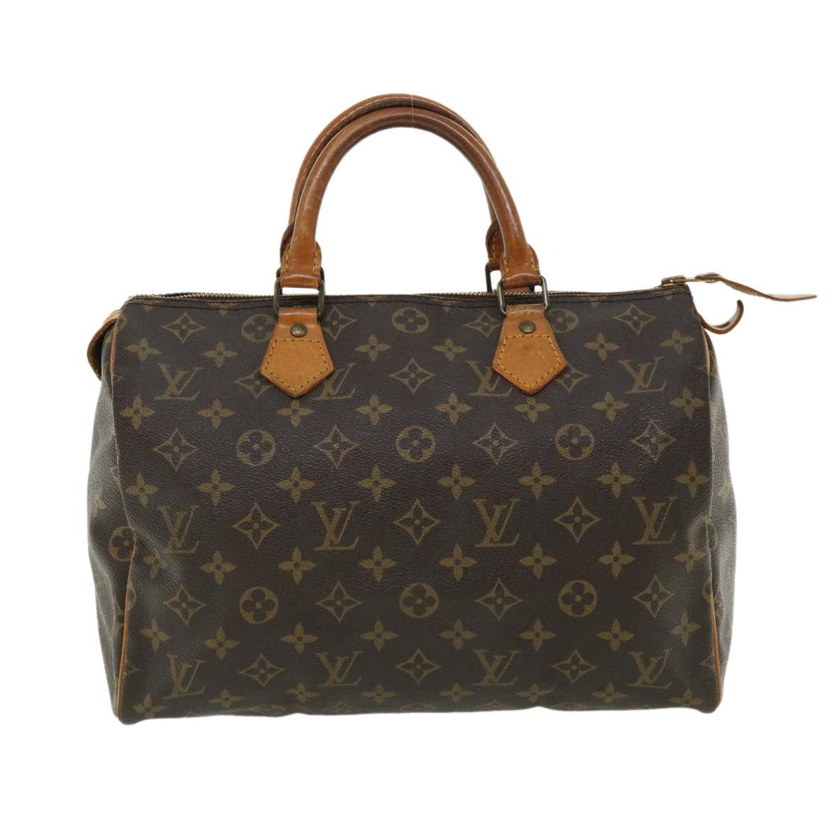 LOUIS VUITTON Monogram Speedy 30 Hand Bag M41526 LV Auth ai542