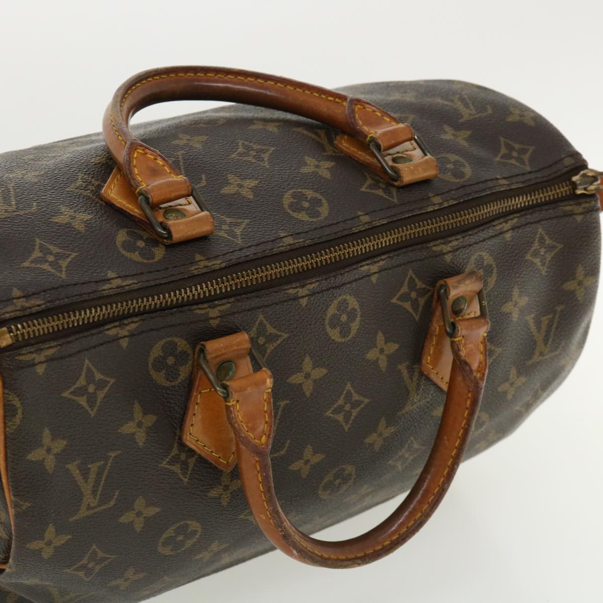 LOUIS VUITTON Monogram Speedy 30 Hand Bag M41526 LV Auth ai542