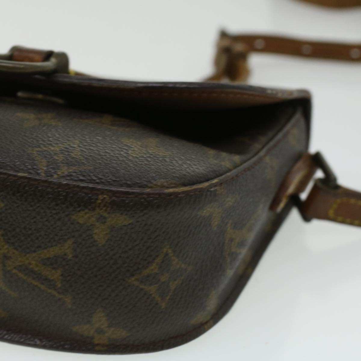 LOUIS VUITTON Monogram Saint Cloud PM Shoulder Bag Vintage M51244 LV Auth ai544