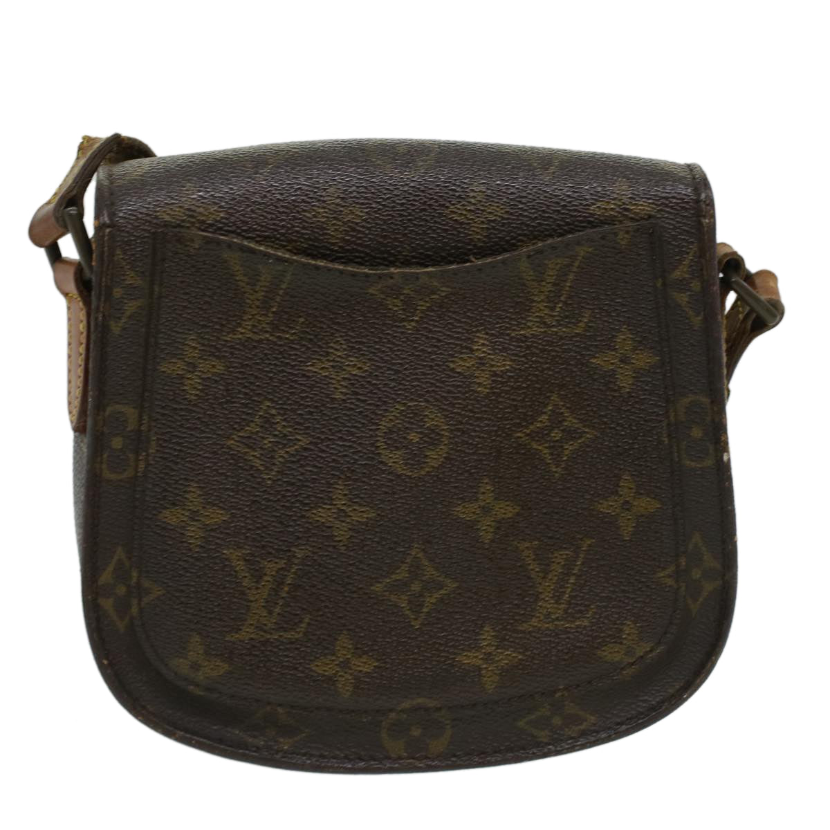 LOUIS VUITTON Monogram Saint Cloud PM Shoulder Bag Vintage M51244 LV Auth ai544