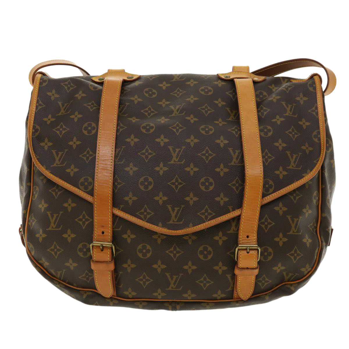 LOUIS VUITTON Monogram Saumur 43 Shoulder Bag M42252 LV Auth ai550 - 0