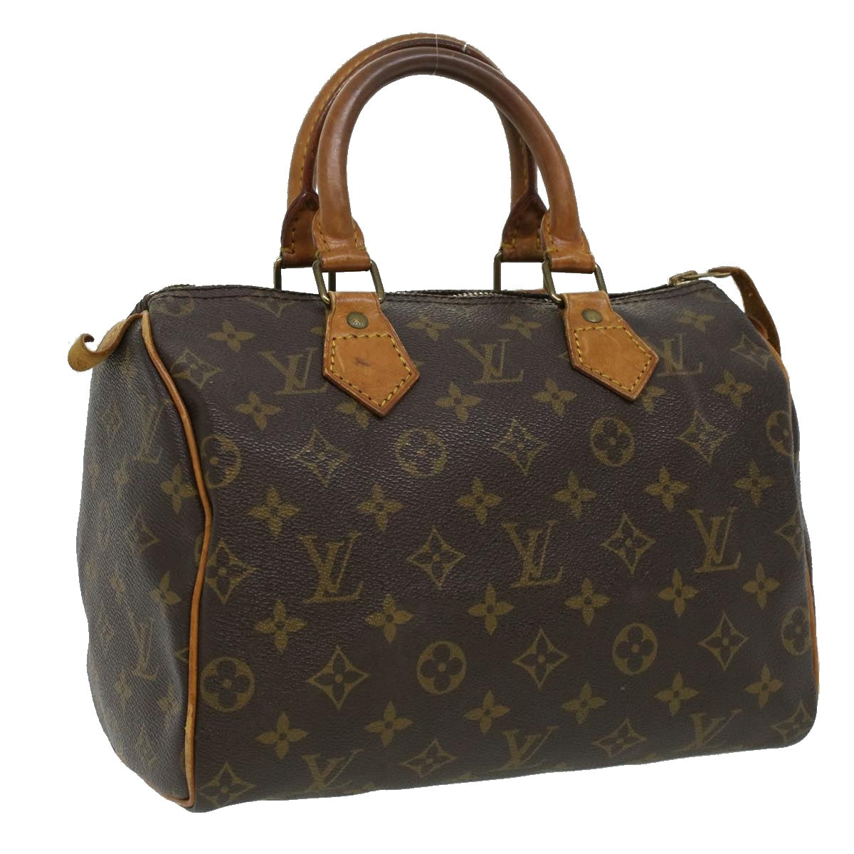 LOUIS VUITTON Monogram Speedy 25 Hand Bag M41528 LV Auth ai551