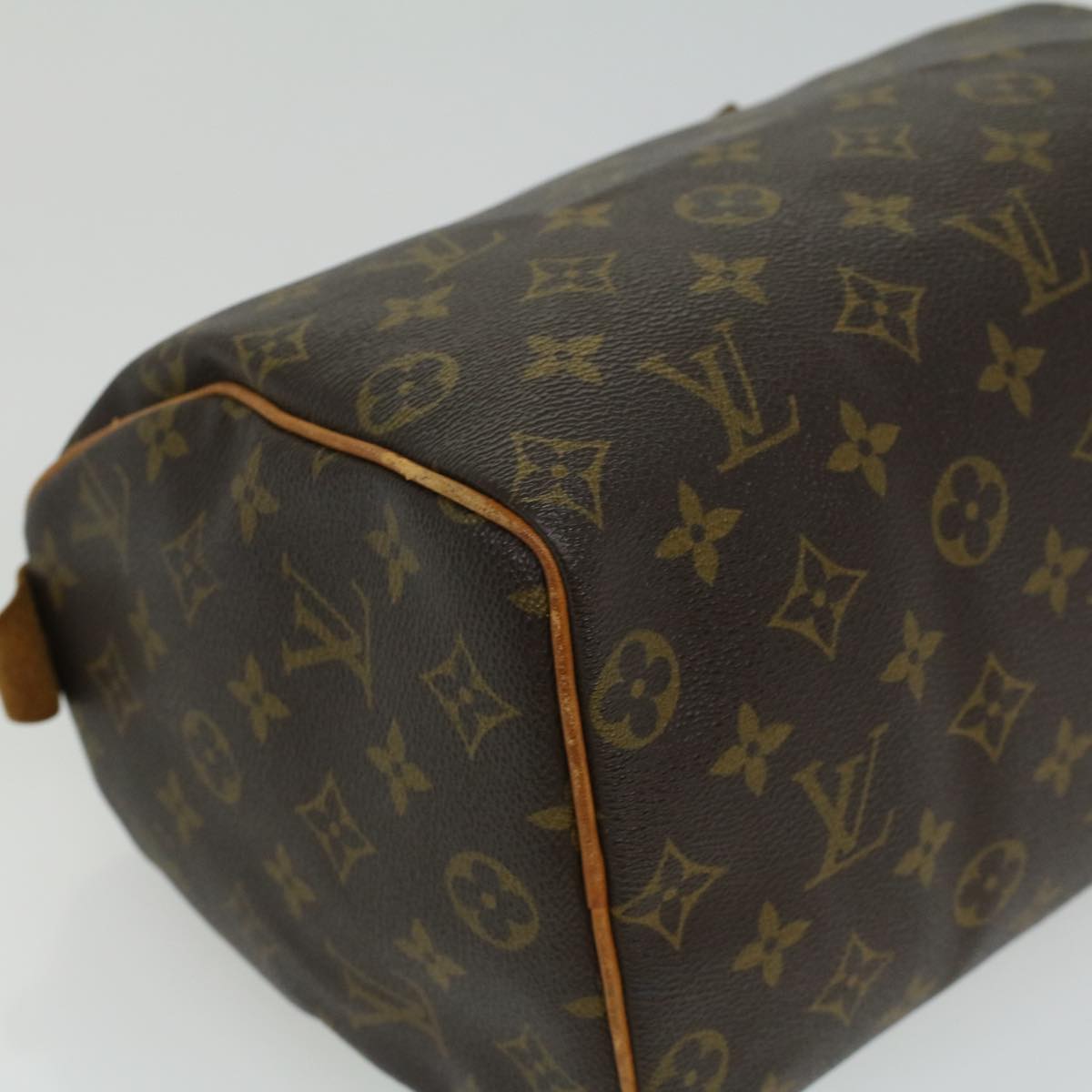 LOUIS VUITTON Monogram Speedy 25 Hand Bag M41528 LV Auth ai551