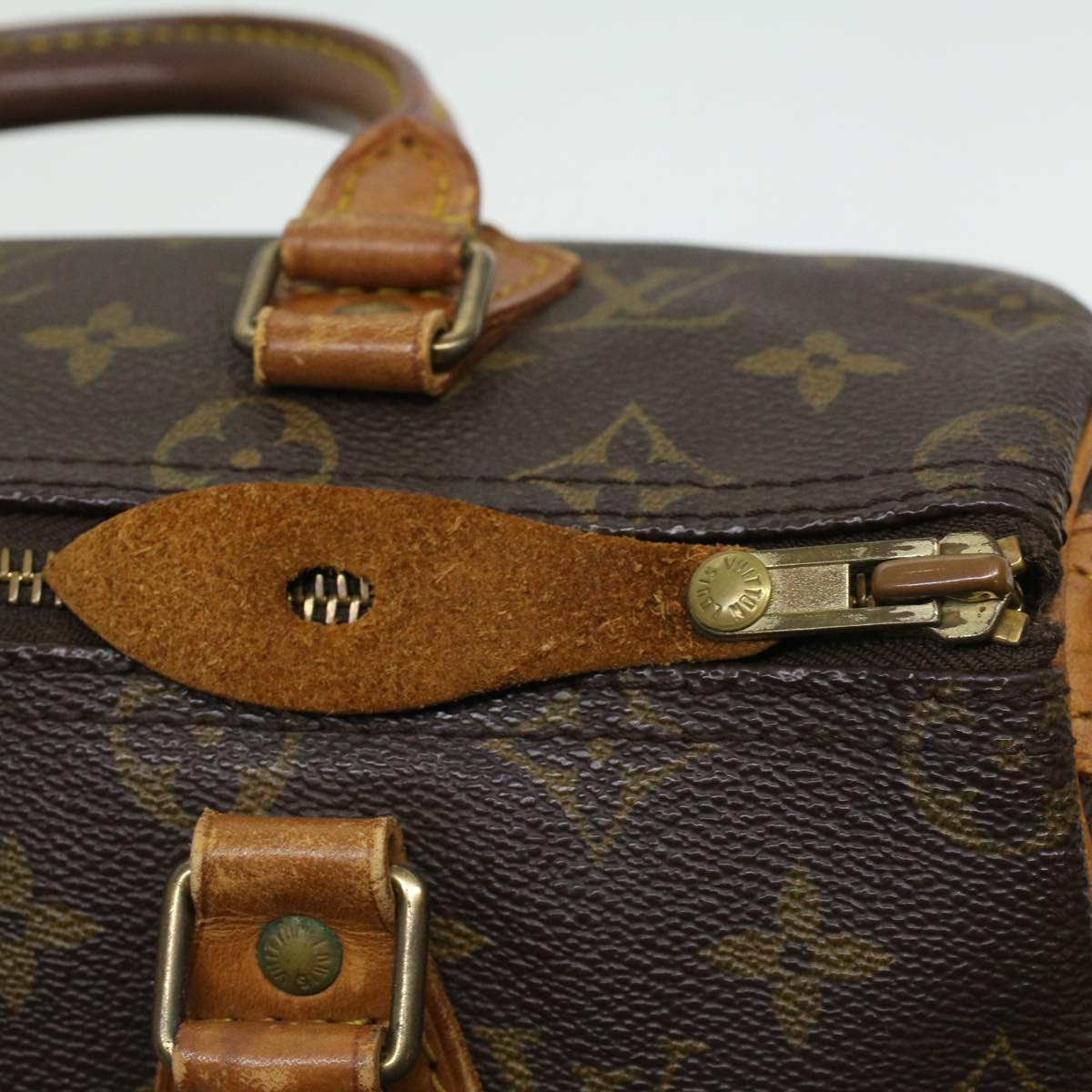 LOUIS VUITTON Monogram Speedy 25 Hand Bag M41528 LV Auth ai551