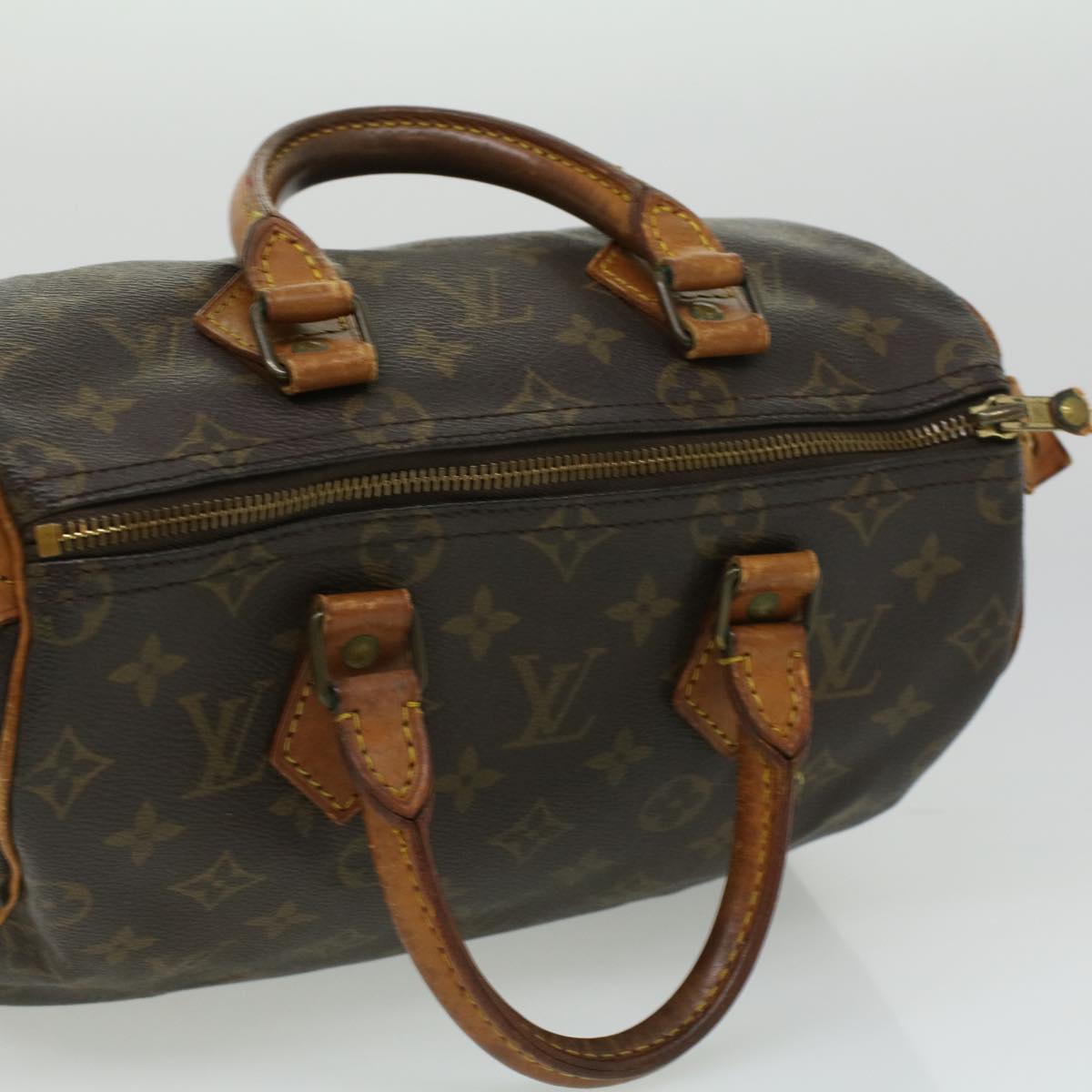 LOUIS VUITTON Monogram Speedy 25 Hand Bag M41528 LV Auth ai559