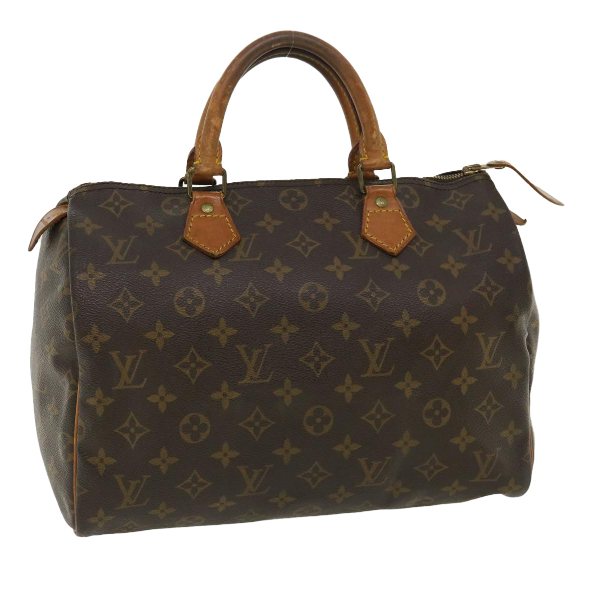 LOUIS VUITTON Monogram Speedy 30 Hand Bag M41526 LV Auth ai570