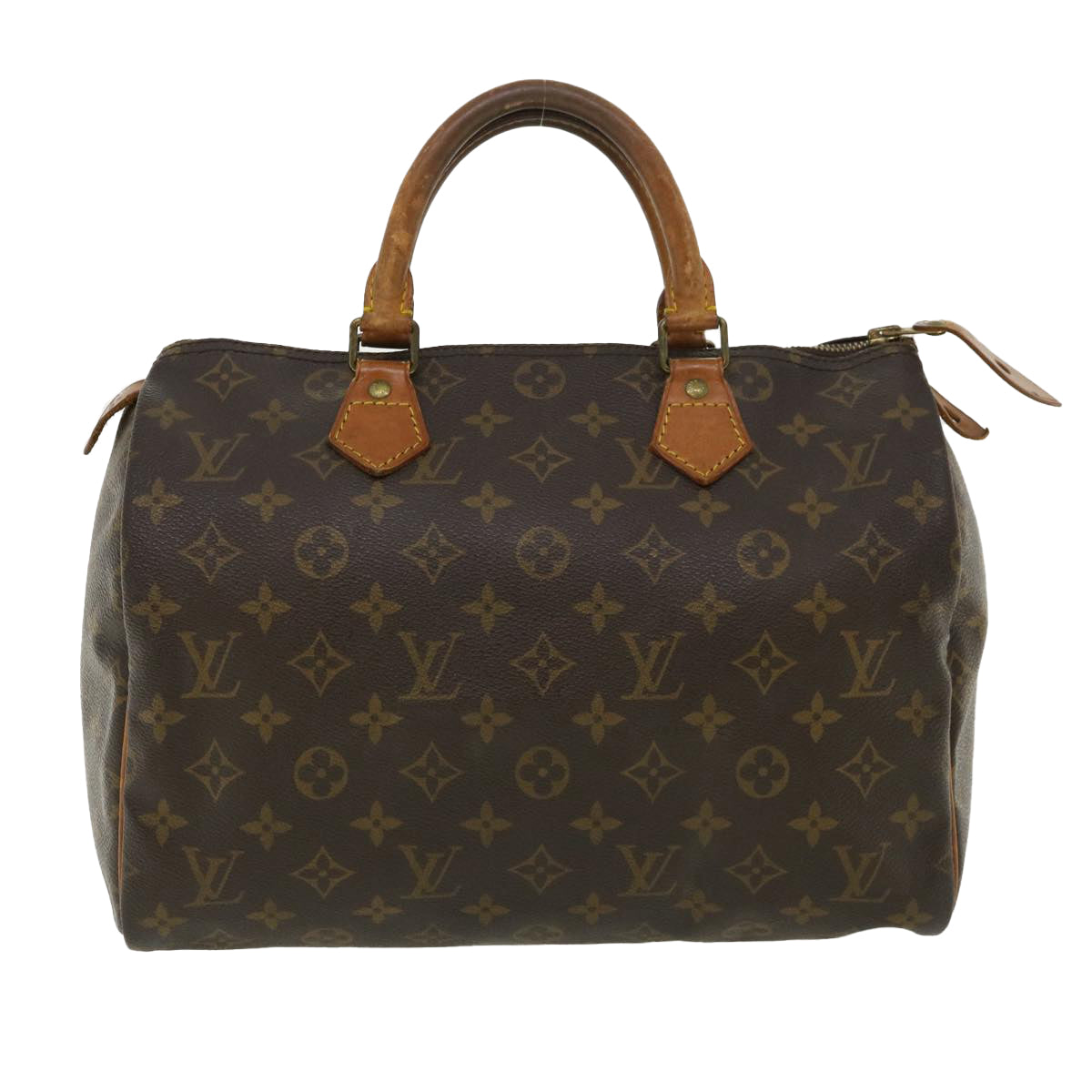 LOUIS VUITTON Monogram Speedy 30 Hand Bag M41526 LV Auth ai570