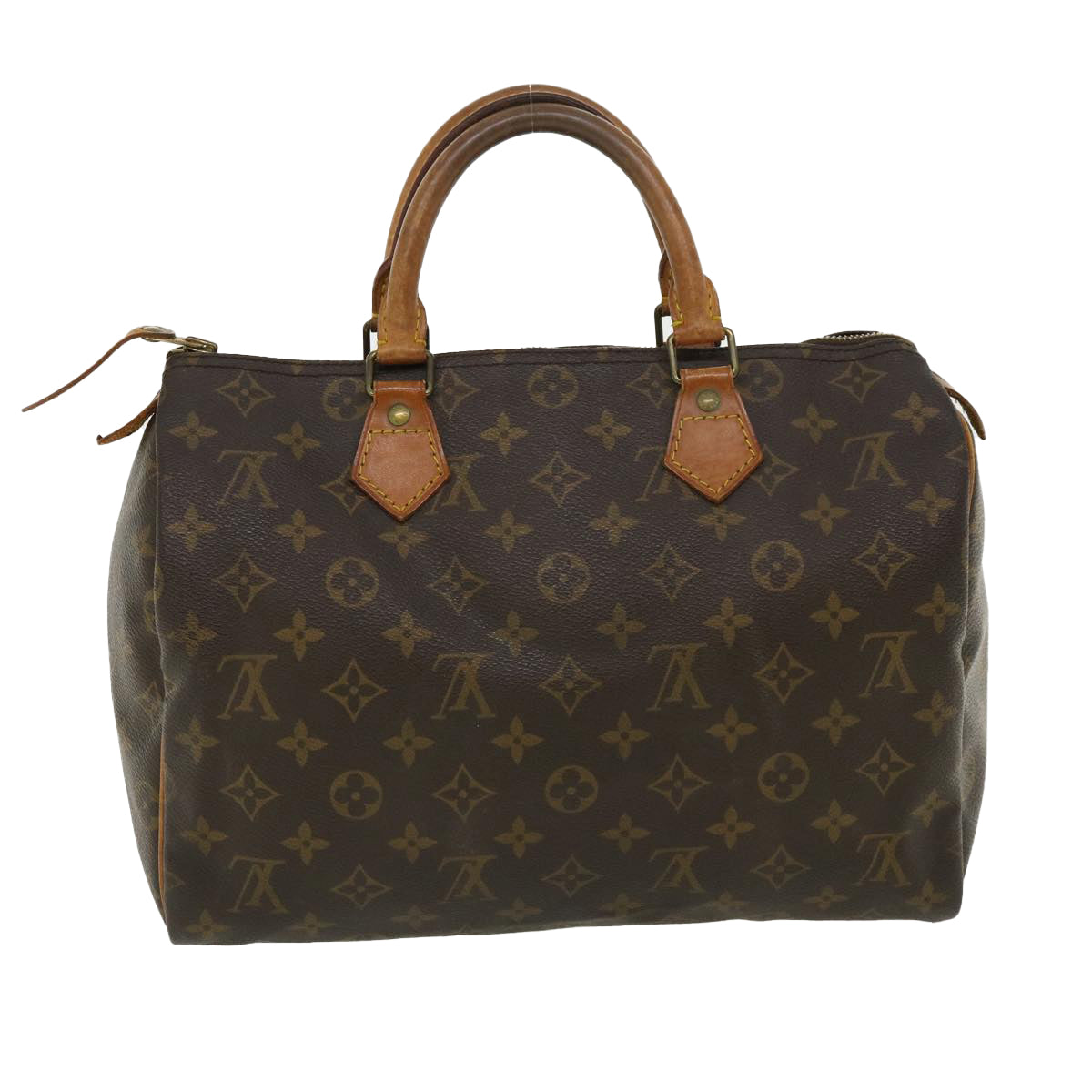 LOUIS VUITTON Monogram Speedy 30 Hand Bag M41526 LV Auth ai570