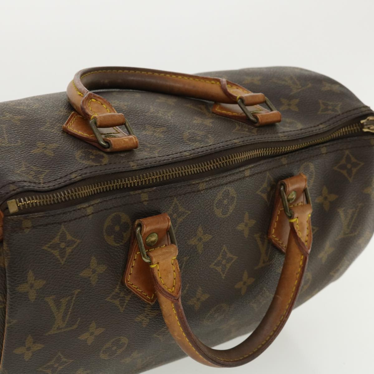 LOUIS VUITTON Monogram Speedy 30 Hand Bag M41526 LV Auth ai570