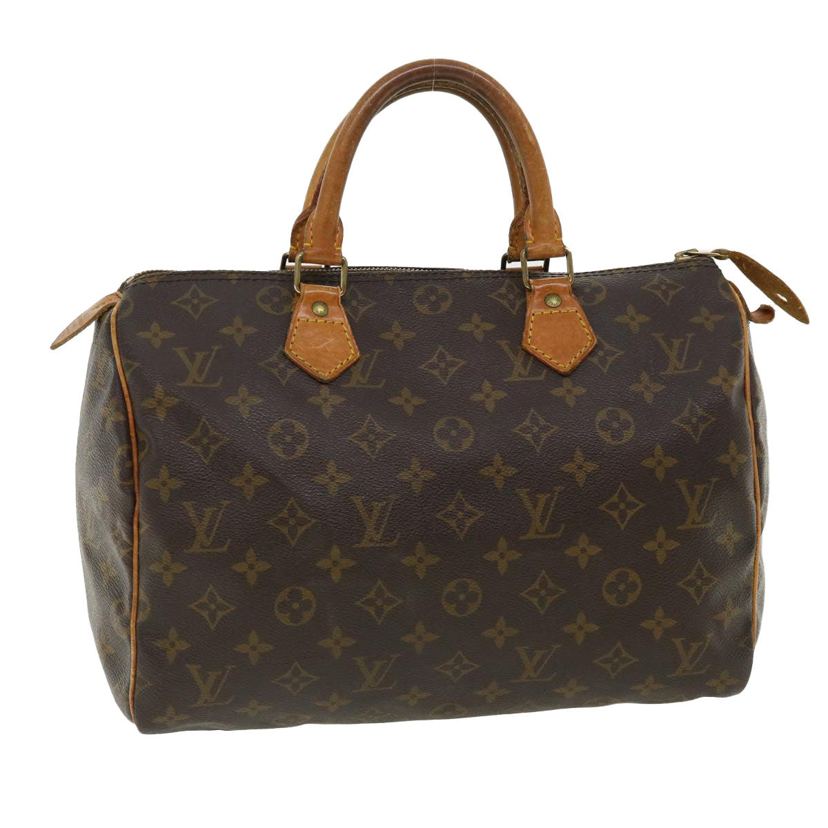 LOUIS VUITTON Monogram Speedy 30 Hand Bag M41526 LV Auth ai573