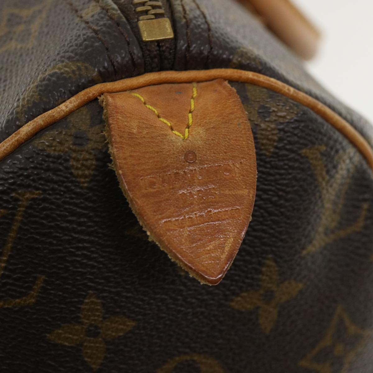 LOUIS VUITTON Monogram Speedy 30 Hand Bag M41526 LV Auth ai573