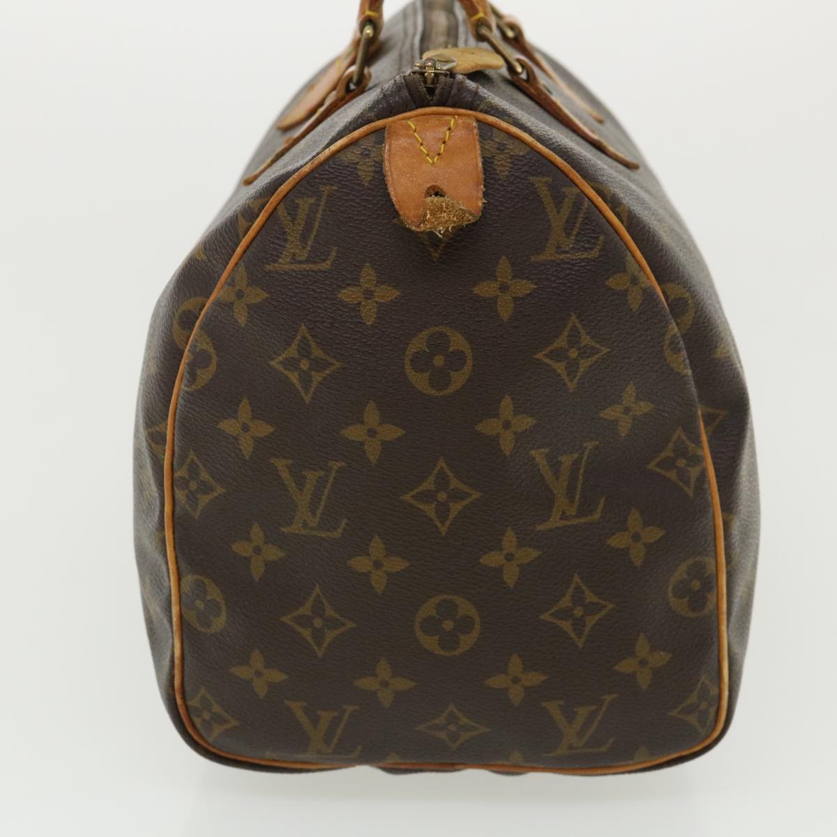 LOUIS VUITTON Monogram Speedy 30 Hand Bag M41526 LV Auth ai573