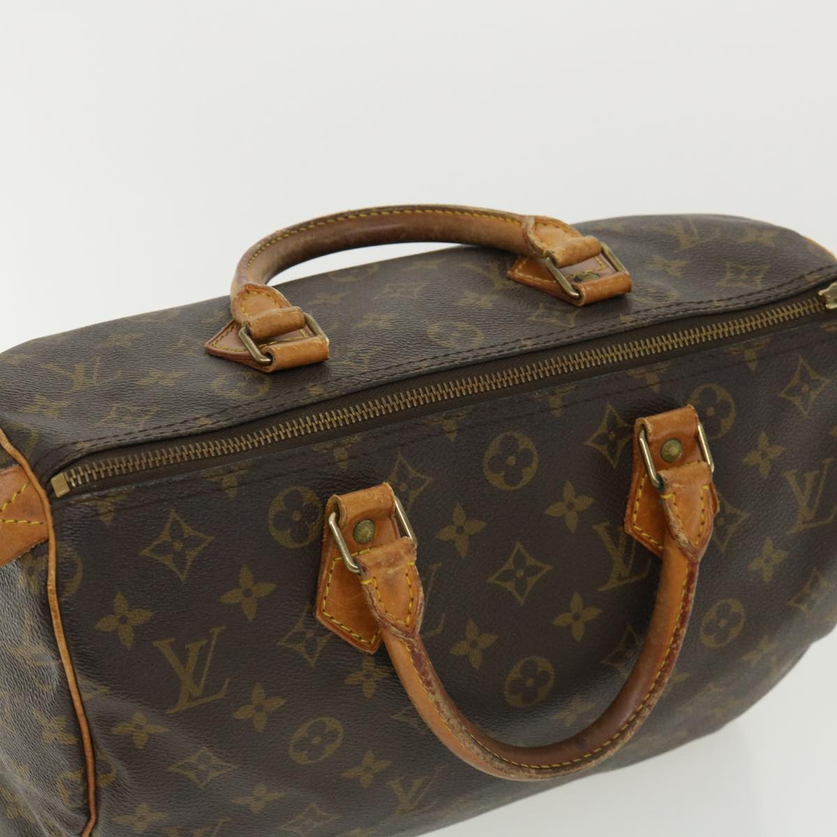 LOUIS VUITTON Monogram Speedy 30 Hand Bag M41526 LV Auth ai573