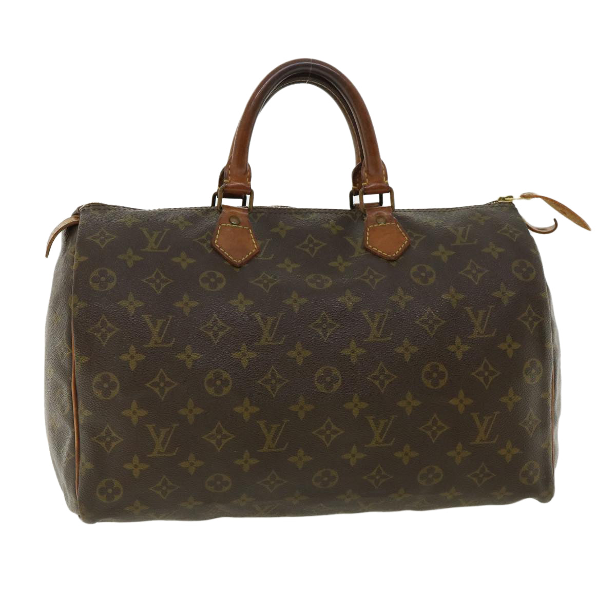 LOUIS VUITTON Monogram Speedy 35 Hand Bag M41524 LV Auth ai574