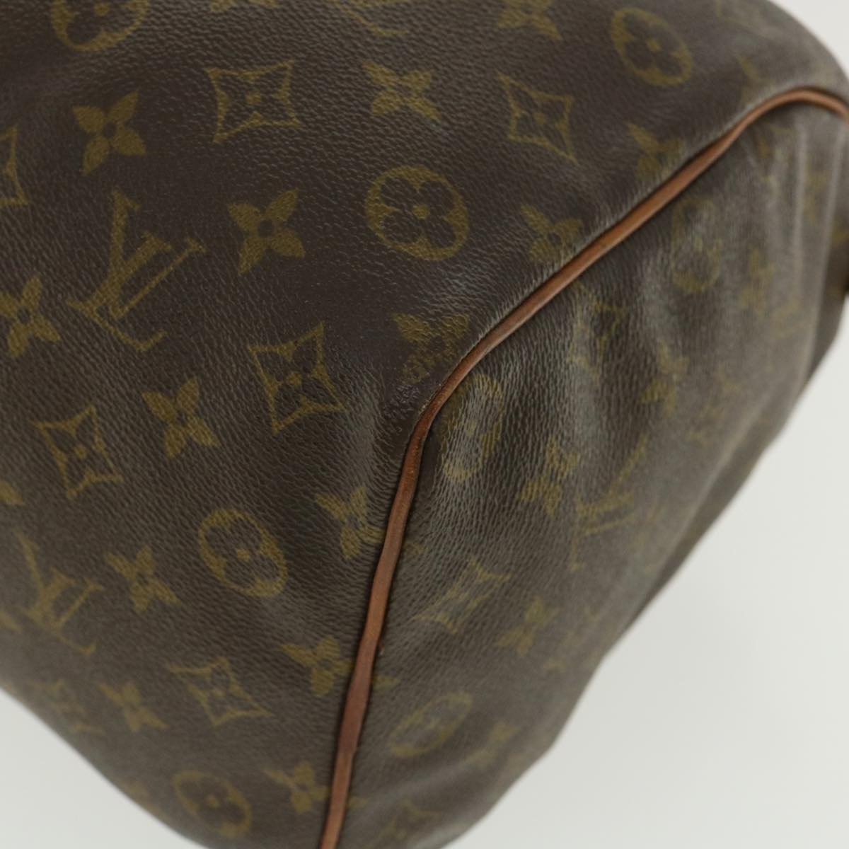 LOUIS VUITTON Monogram Speedy 35 Hand Bag M41524 LV Auth ai574