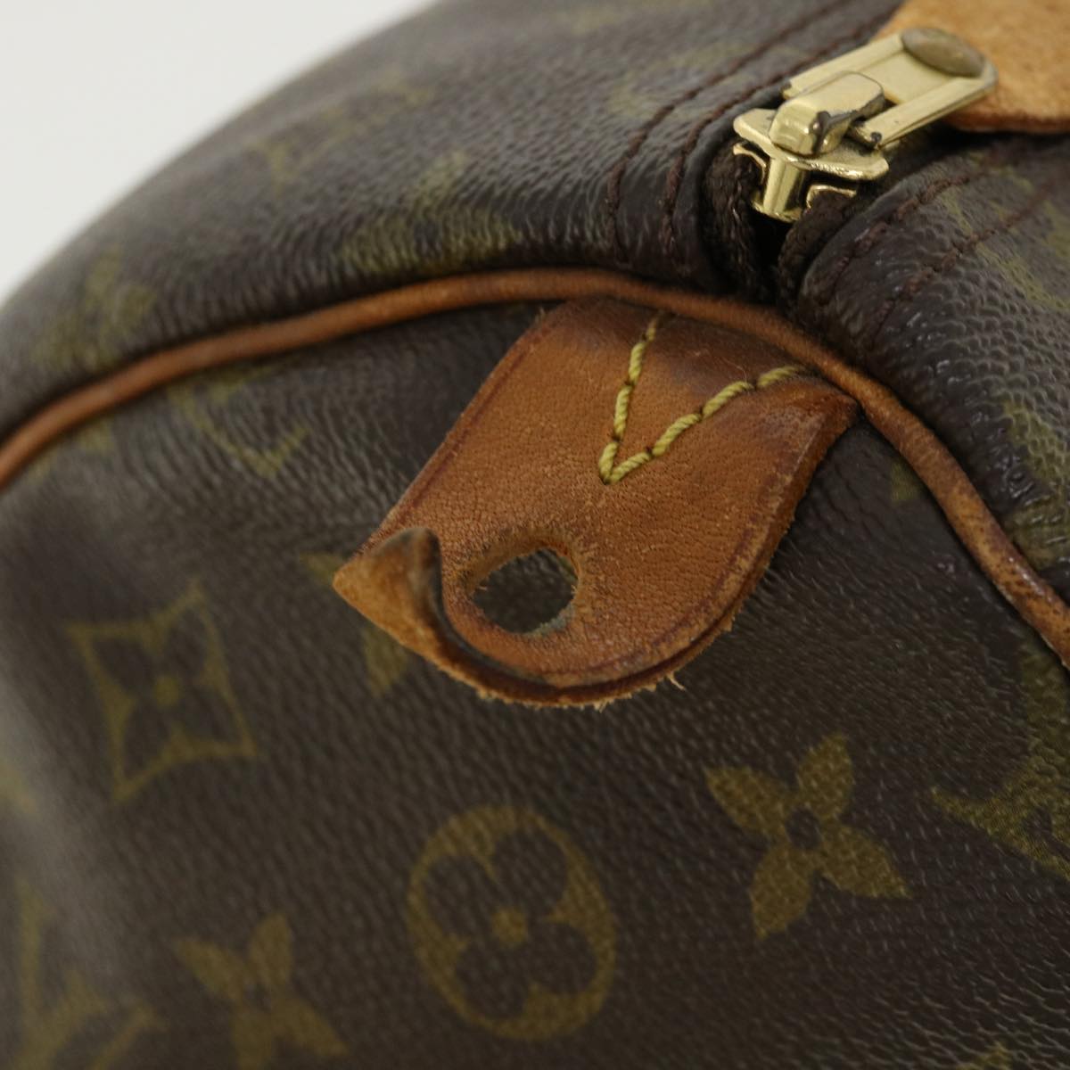 LOUIS VUITTON Monogram Speedy 35 Hand Bag M41524 LV Auth ai574