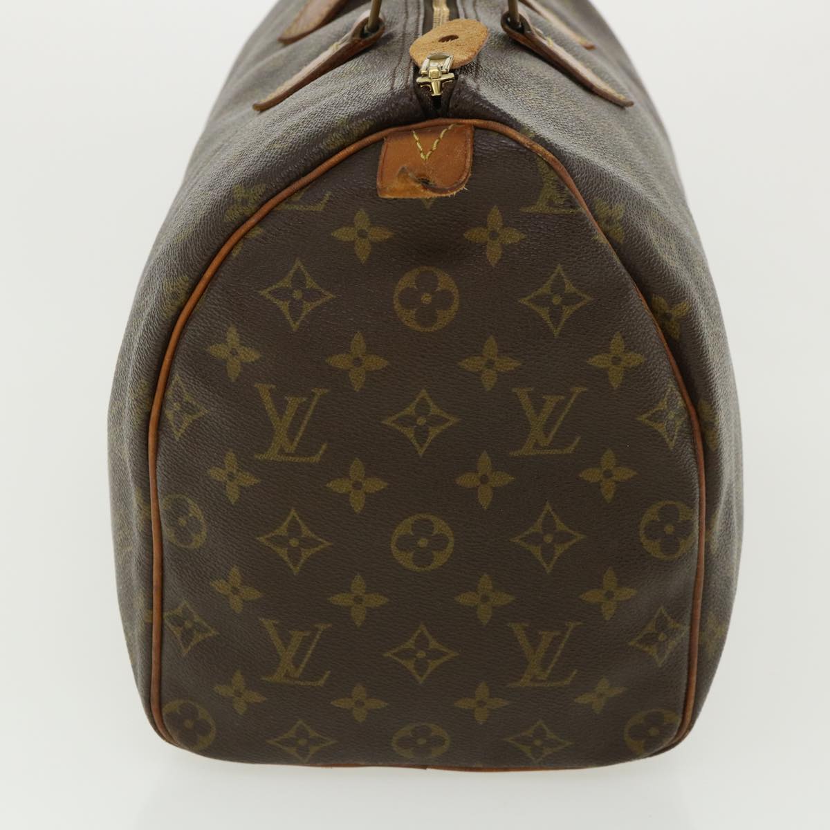 LOUIS VUITTON Monogram Speedy 35 Hand Bag M41524 LV Auth ai574